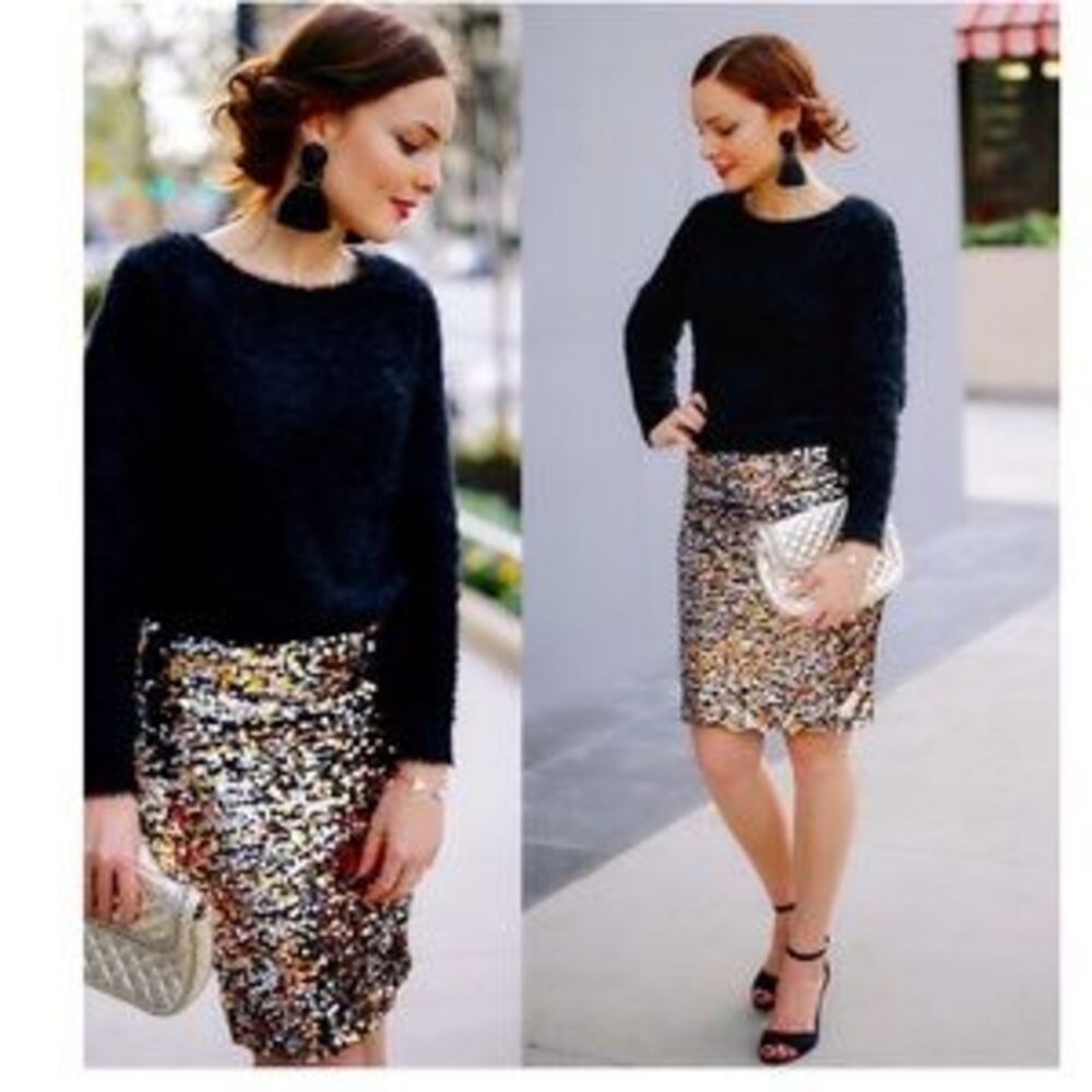 H&M Sequin  Skirt